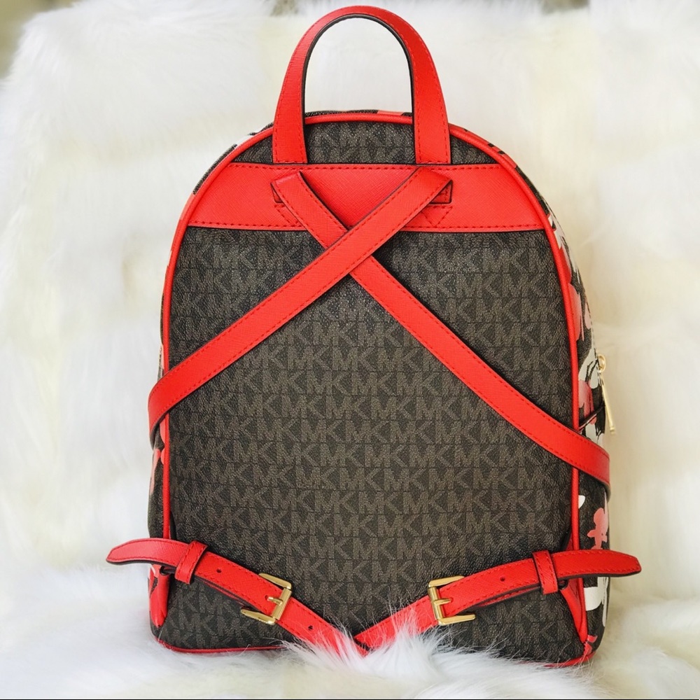 💃HP🥳💃MICHAEL KORS ABBEY BACKPACK BUTTERFLIES - Picture 3 of 5